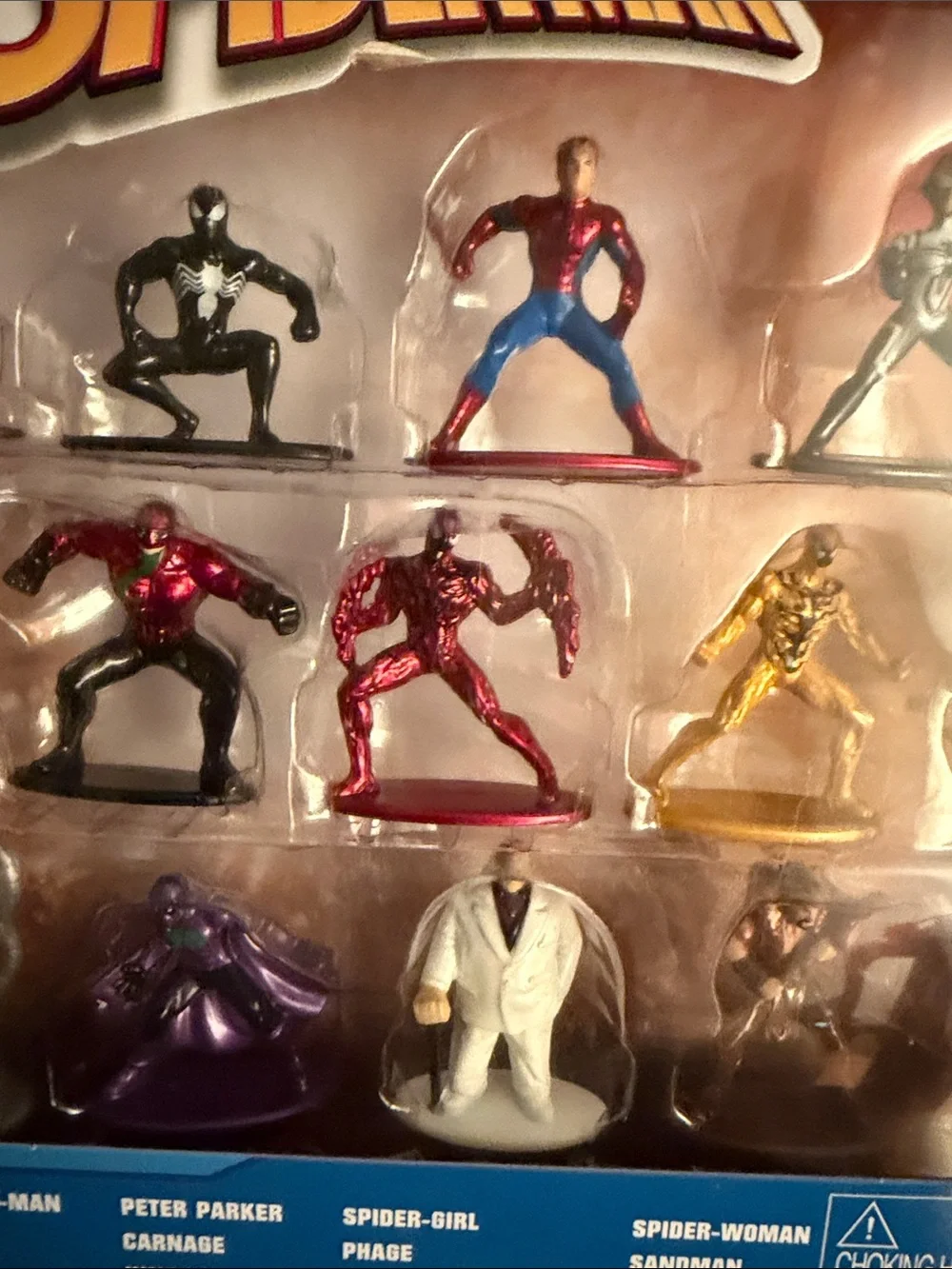 Marvel Spider-Man Series 8 Die-Cast Figure Set - Multicolor